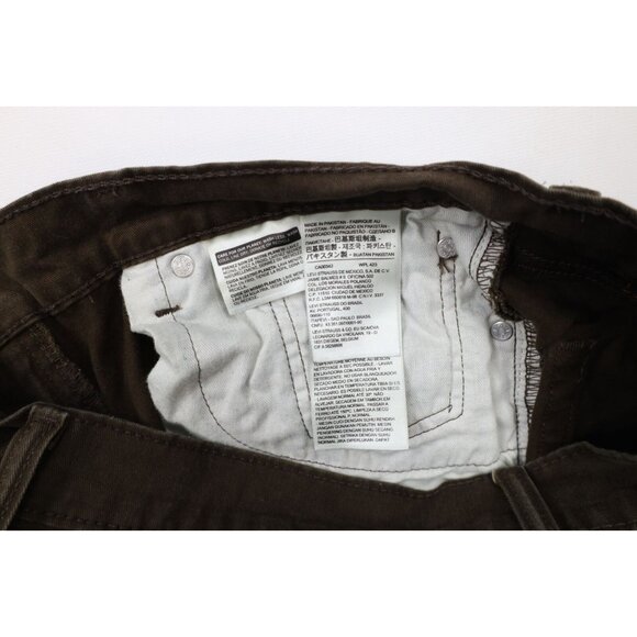 Vintage Y2K Levis 502 Mens 33x30 Faded Slim Fit Tapered Leg Jeans Dark Brown - Picture 8 of 16